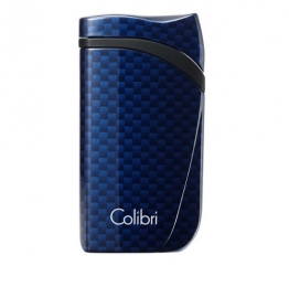Зажигалка сигарная Colibri Falcon, синий карбон (LI310T8)